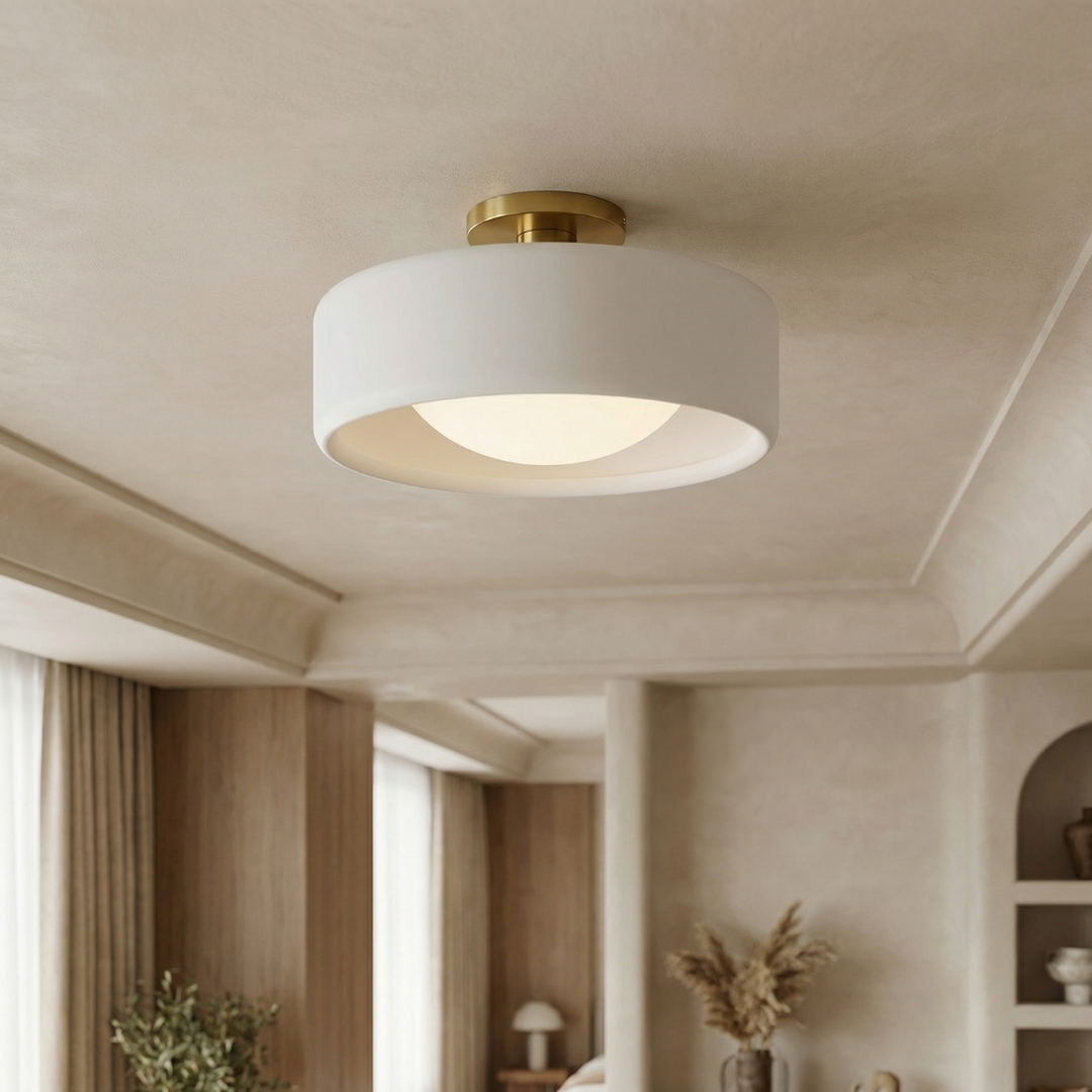 Lumen Porcelain Ceiling Light