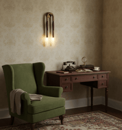 Lumen Horsehair Artistic Wall Sconce