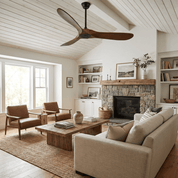 Lumen Curved Wood Blade Fan
