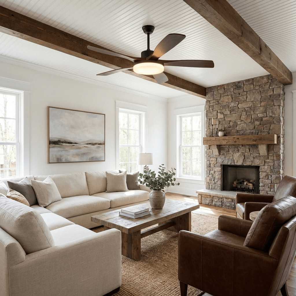 Lumen Asymmetric Blade Ceiling Fan