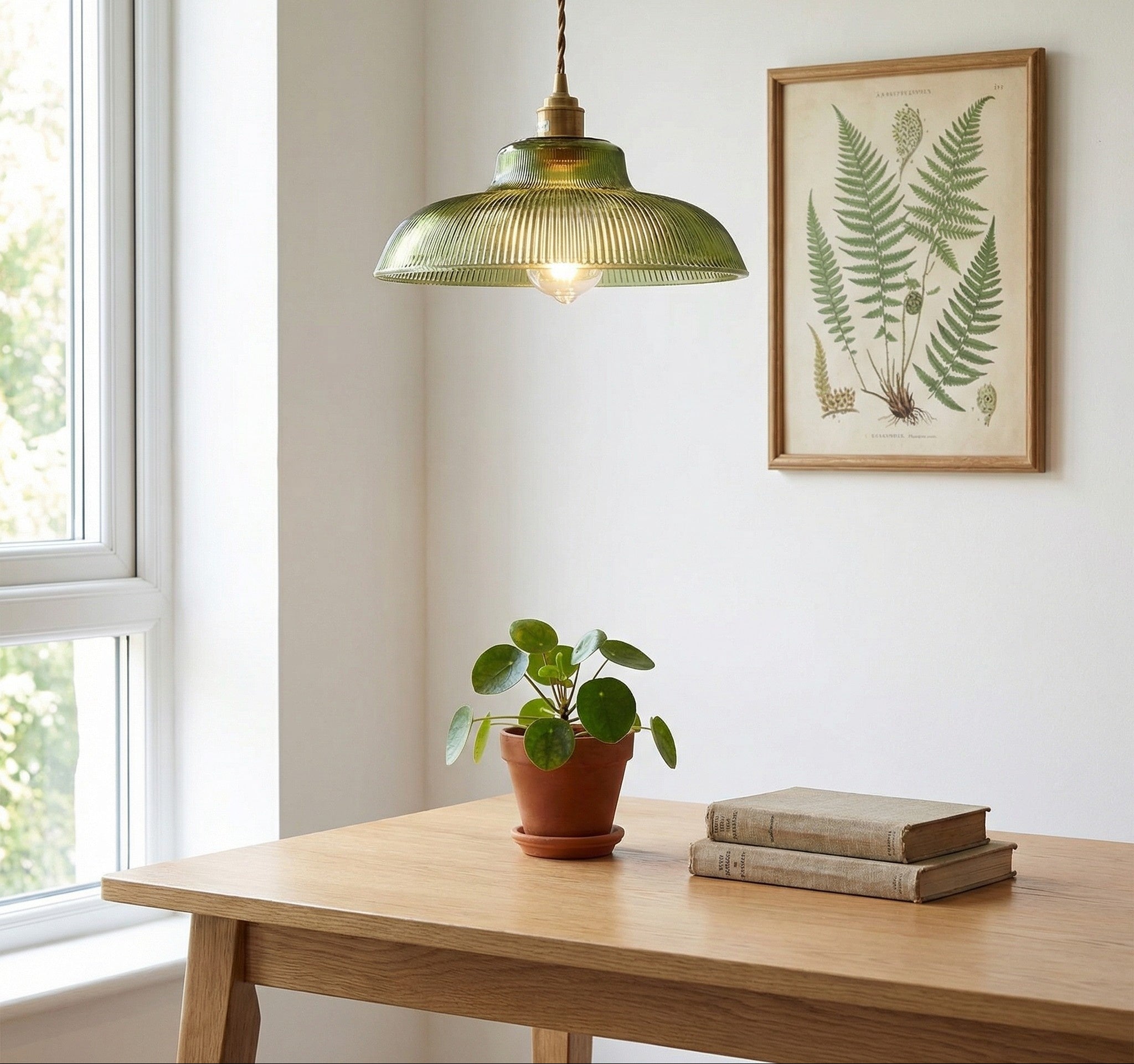 Lumen Glass Prism Pendant Light