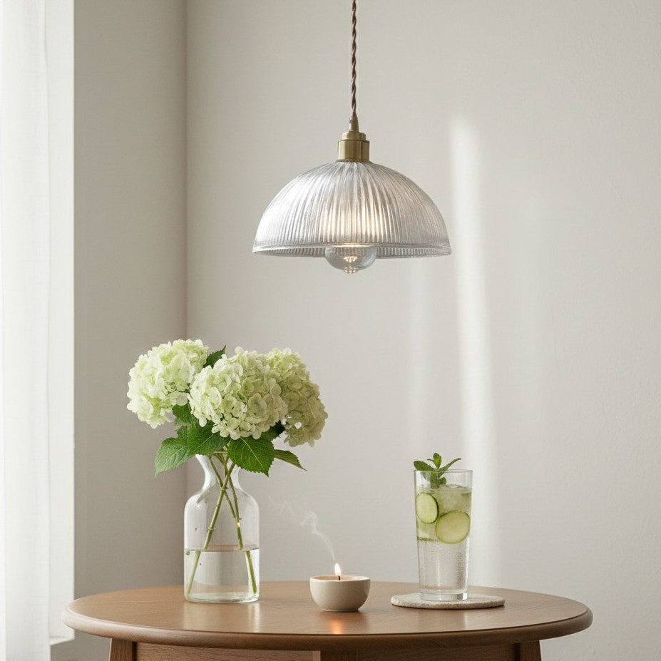Lumen Glass Prism Pendant Light