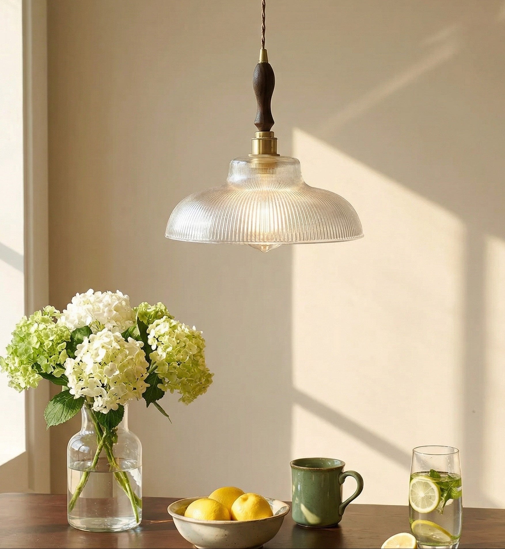 Lumen Glass Prism Pendant Light