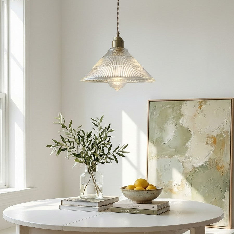 Lumen Glass Prism Pendant Light
