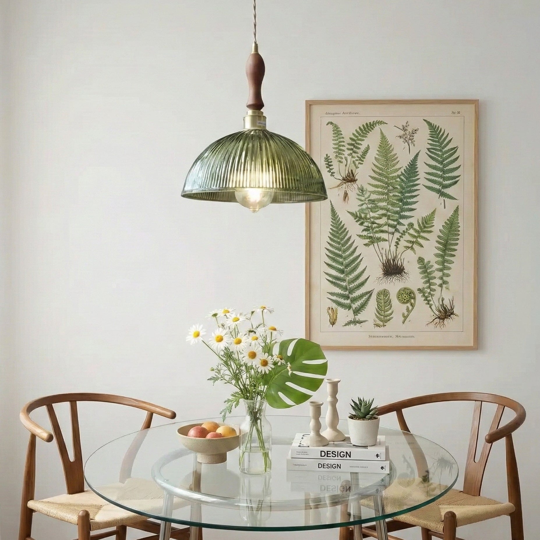 Lumen Glass Prism Pendant Light