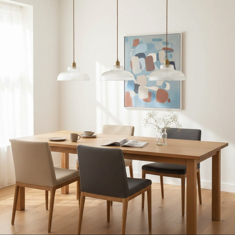 Lumen Glass Prism Pendant Light