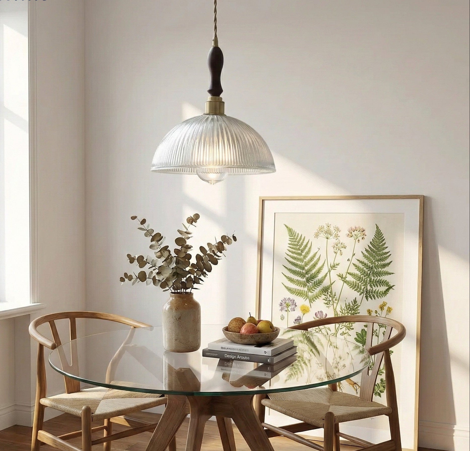 Lumen Glass Prism Pendant Light
