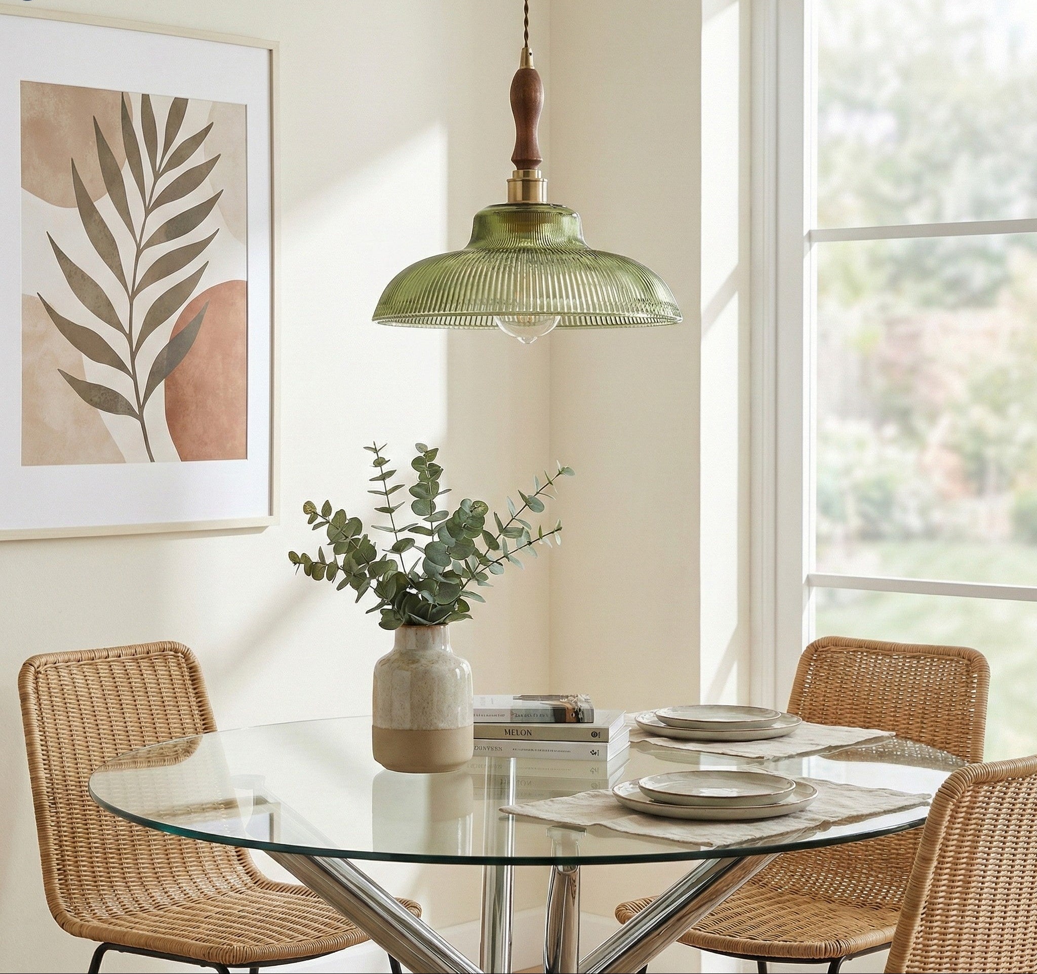 Lumen Glass Prism Pendant Light