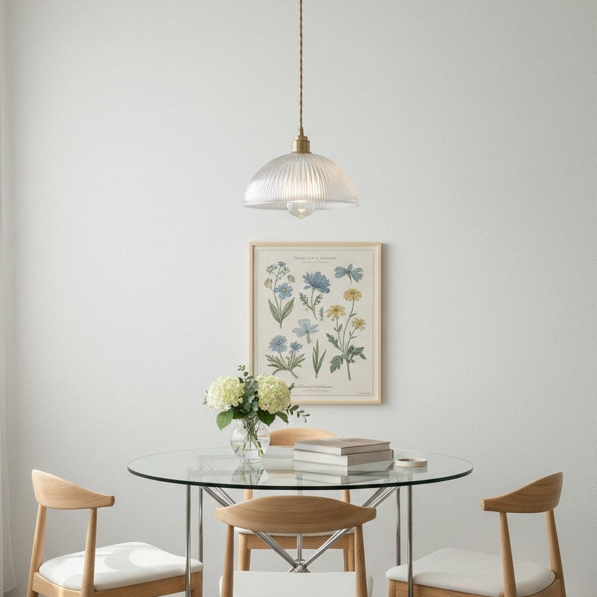 Lumen Glass Prism Pendant Light