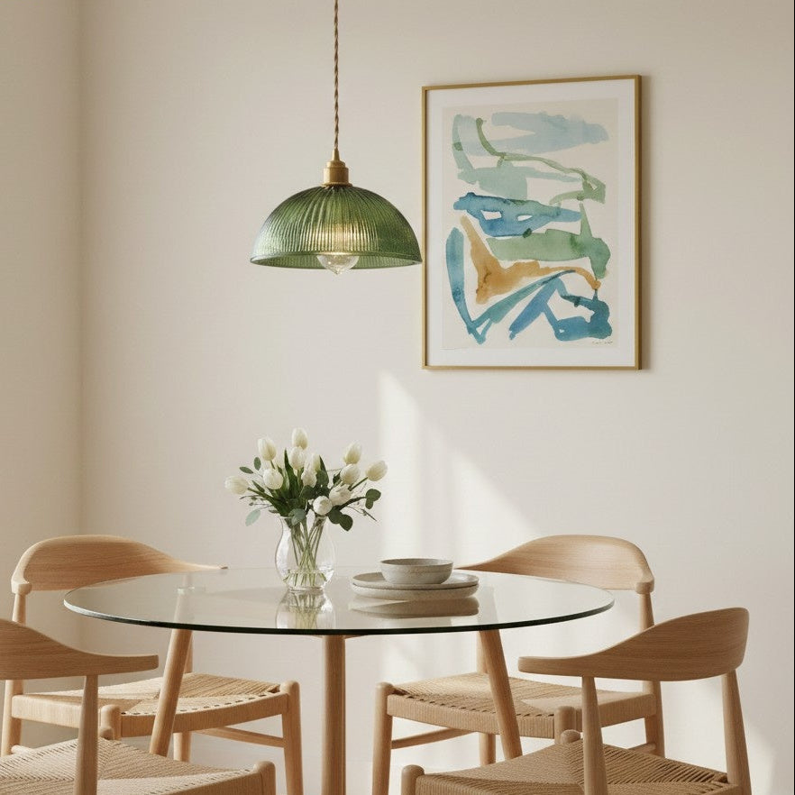 Lumen Glass Prism Pendant Light