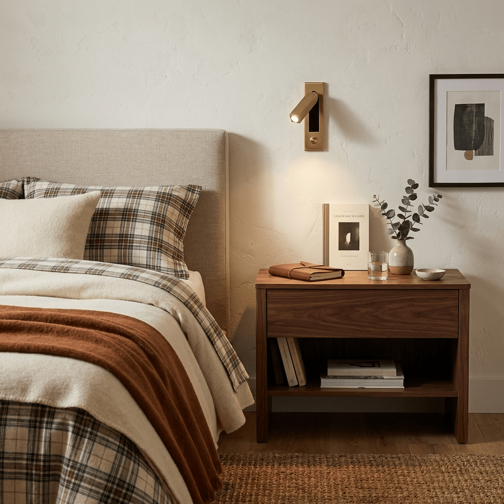 Lumen Embedded Bedside Sconce