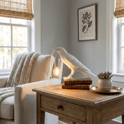 Lumen Raven Resin Table Lamp