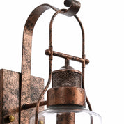 Lumen Carson Glass Jar Sconce