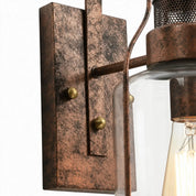 Lumen Carson Glass Jar Sconce