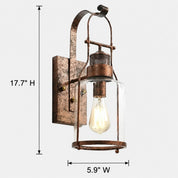 Lumen Carson Glass Jar Sconce