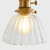 Lumen Mini Brass Glass Pendant