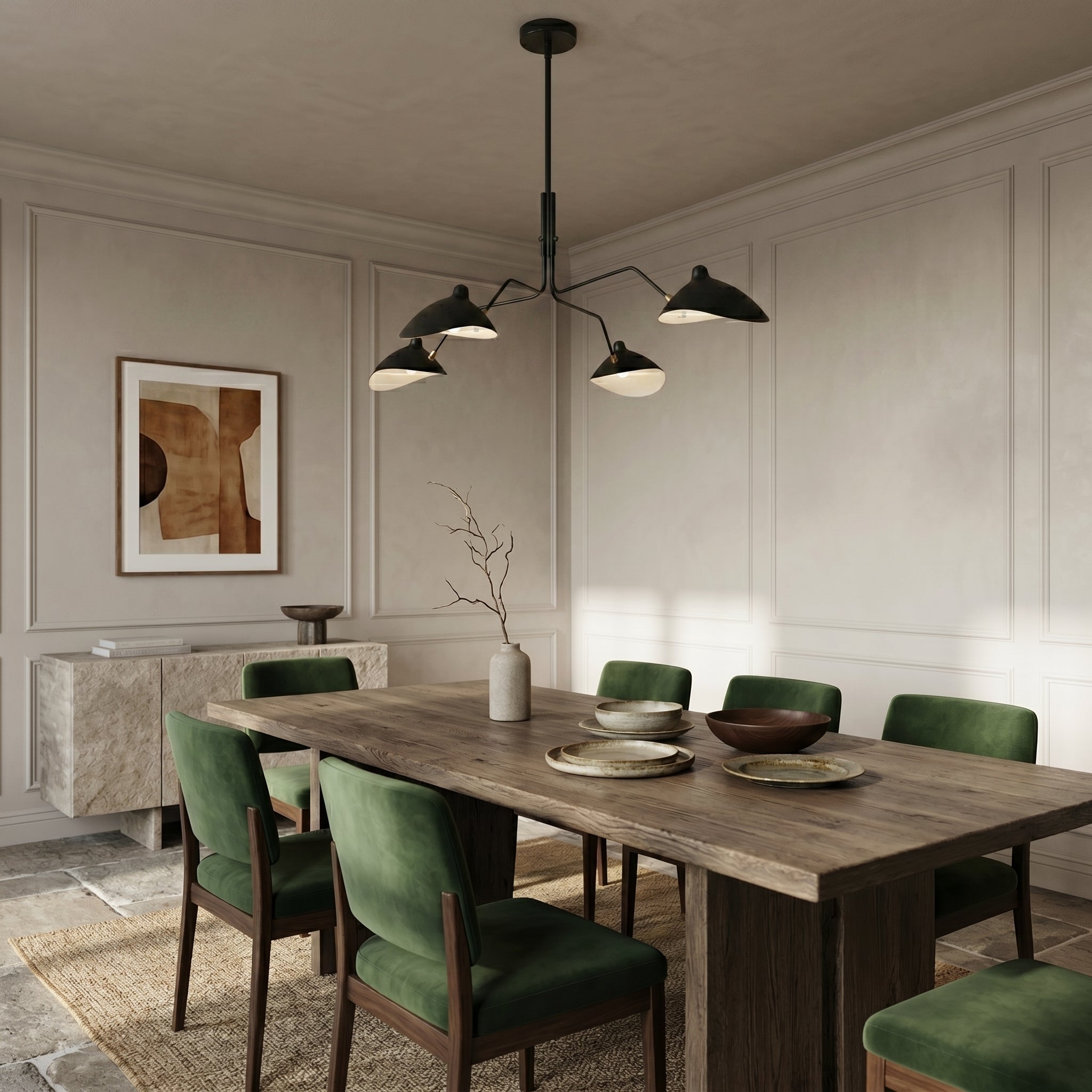 Lumen Serge Mouille Ceiling Light