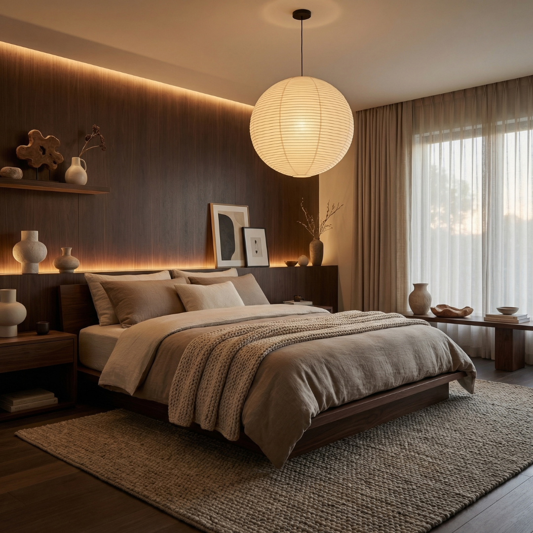 Lumen Cotton Paper Pendant Light