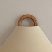 Lumen Wooden Pleated Wall Sconce