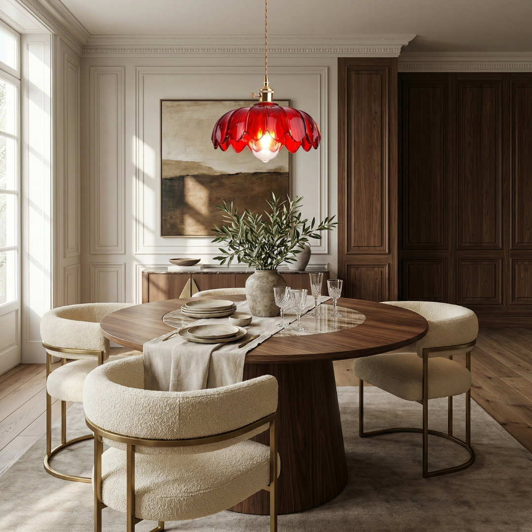 Lumen Rustic Bud Glass Pendant Light