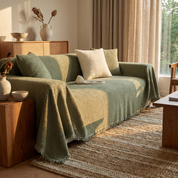 Drapée Plush Neutral Sofa Cover