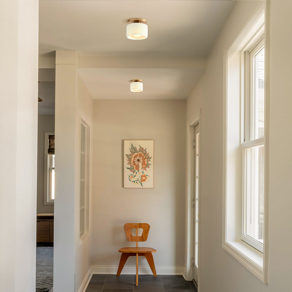 Lumen Porcelain Ceiling Light