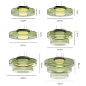Lumen Carla Bauhaus Glass Pendant Light