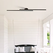 Lumen Aluminum Strip Ceiling Light