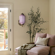 Lumen Eloise Milk Glass Wall Sconce