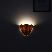 Lumen Skirt Shell Glass Wall Light
