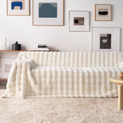Drapée Faux Rabbit Fur Sofa Cover