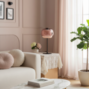 Lumen Sanae Double Dome Glass Table Lamp