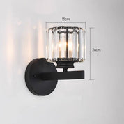 Lumen Crystal Hallway Wall Light