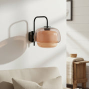 Lumen Tove Glass Shade Wall Sconce