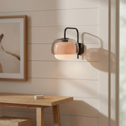 Lumen Tove Glass Shade Wall Sconce