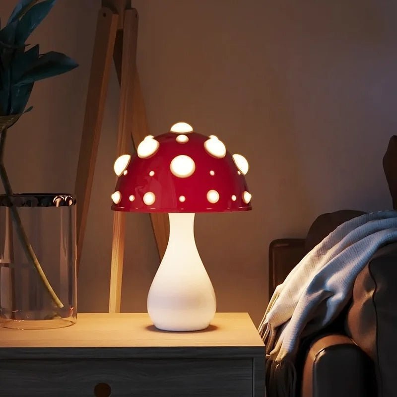 Lumen Amanita Mushroom Table Lamp