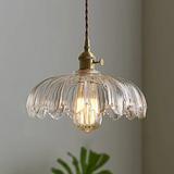 Lumen Rustic Bud Glass Pendant Light