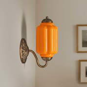 Lumen Eloise Milk Glass Wall Sconce