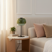 Lumen Sanae Double Dome Glass Table Lamp