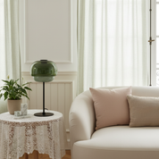 Lumen Sanae Double Dome Glass Table Lamp