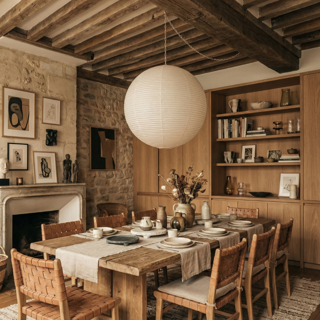 Lumen Cotton Paper Pendant Light