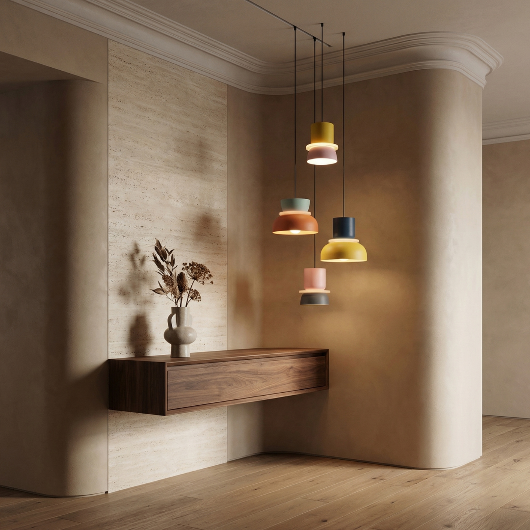 Lumen Macaron Colorful Pendant Light