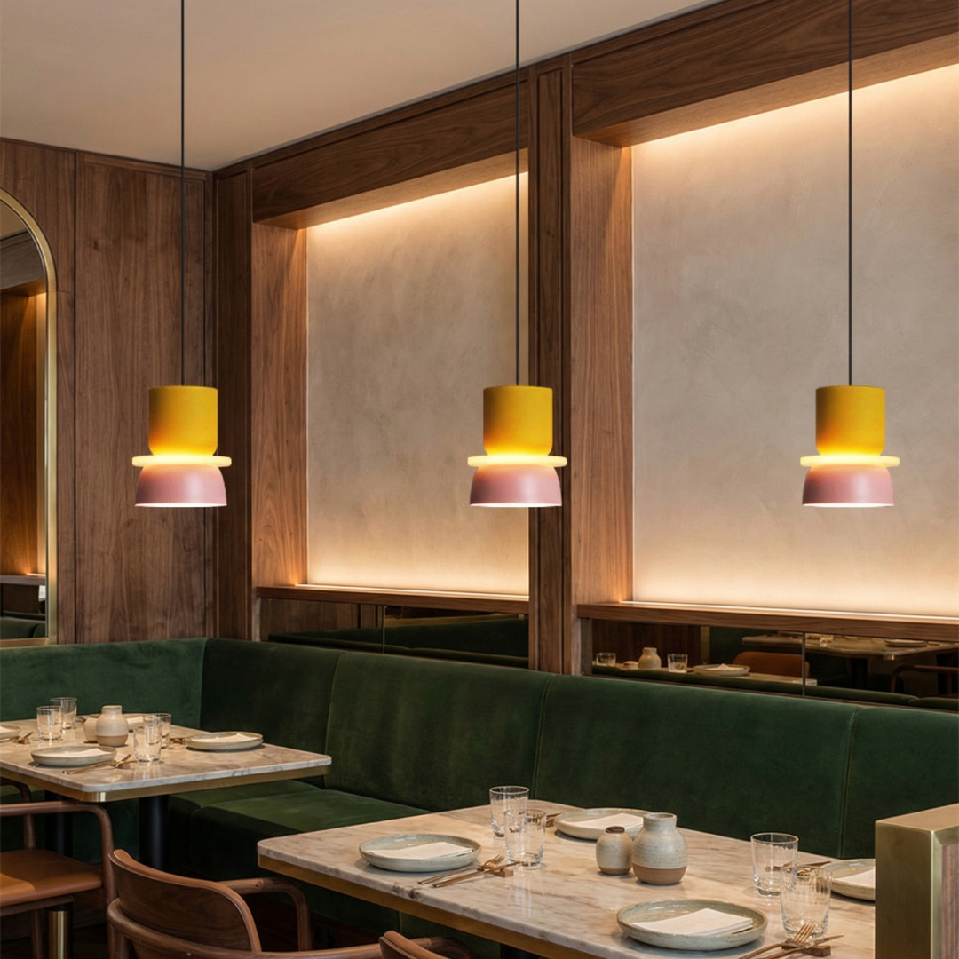 Lumen Macaron Colorful Pendant Light