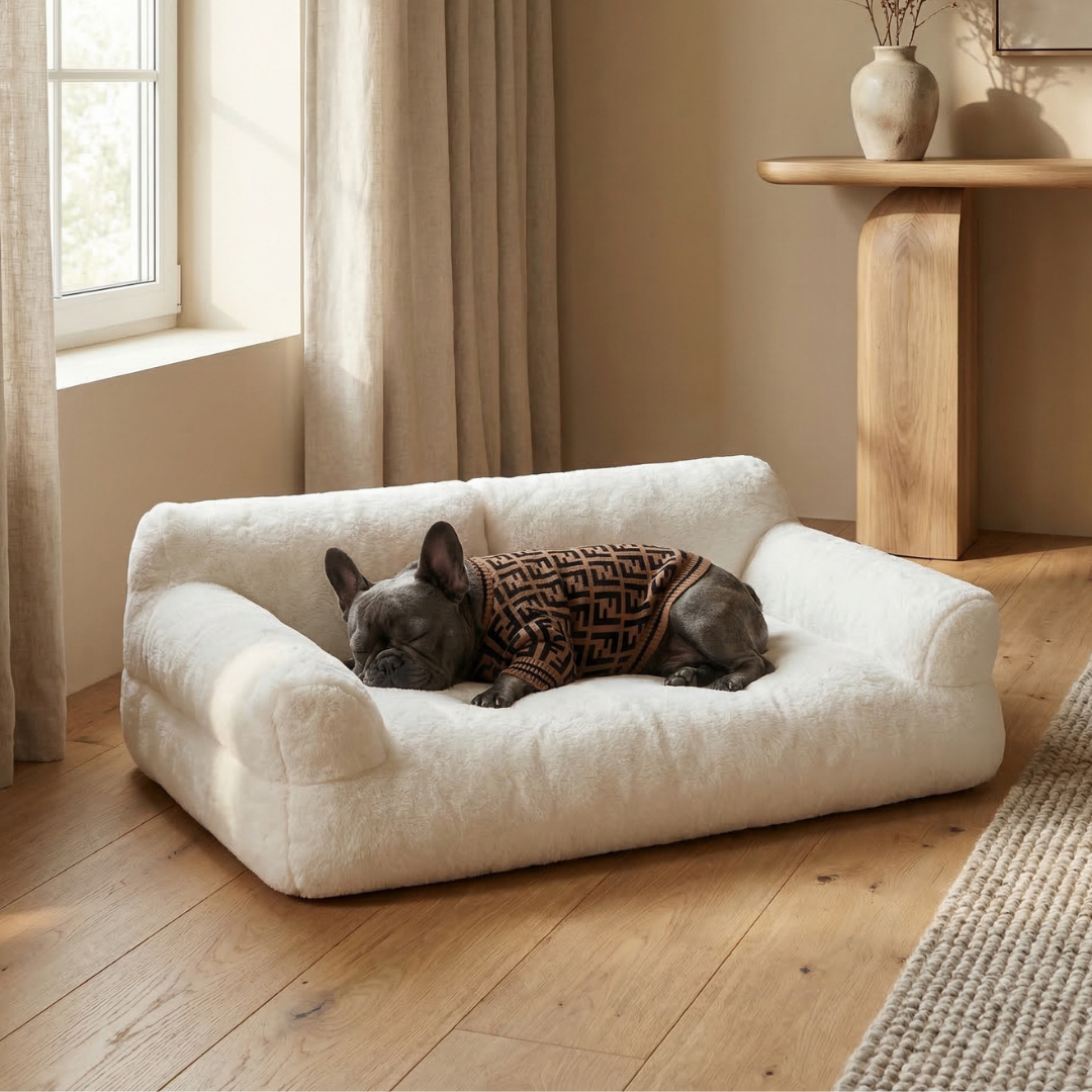 FurShield Vintage Pet Sofa Bed