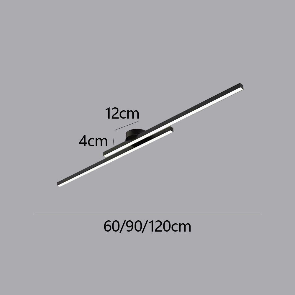 Lumen Aluminum Strip Ceiling Light