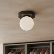 Lumen Frosted Globe Wall Sconce