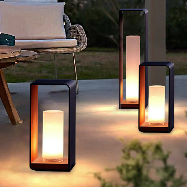 Lumen Framed Glow Outdoor Lantern