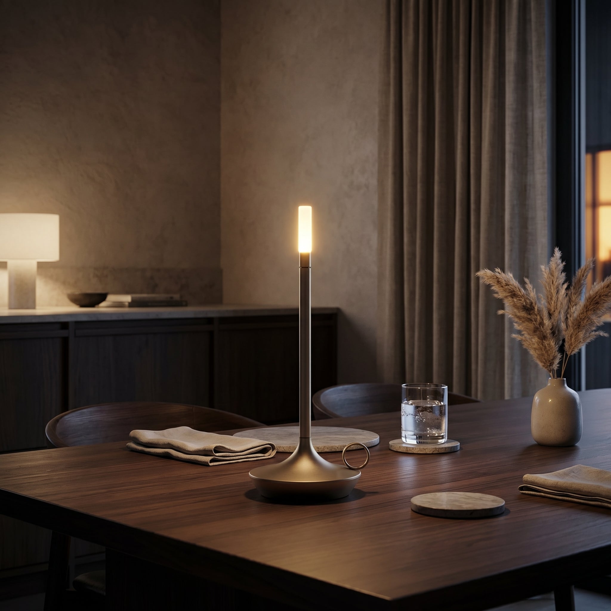 Lumen Nordic Candlestick Table Lamp