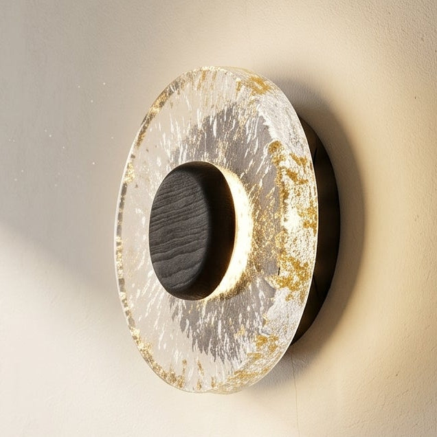 Lumen Vedra Wooden Glass Wall Lamp