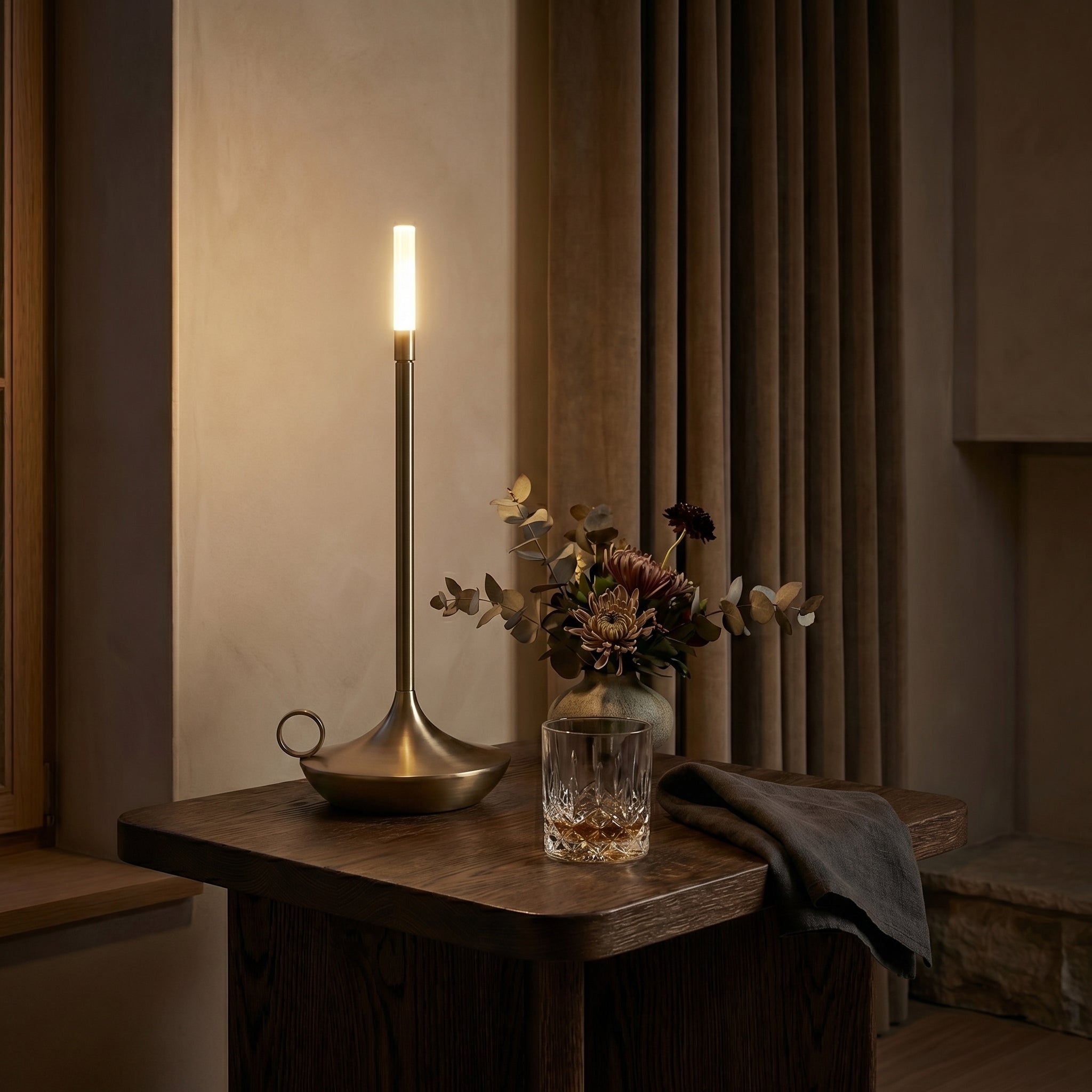 Lumen Nordic Candlestick Table Lamp